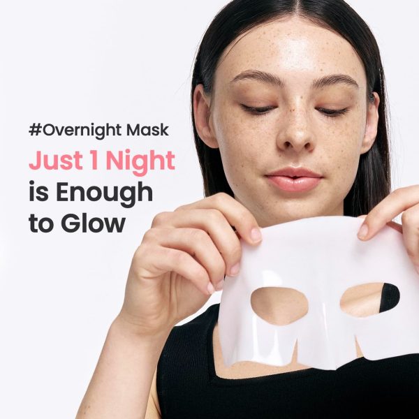 01 Pc Bio-collagen Real Deep Mask, Hydrating Over Night, Facial Sheet Mask