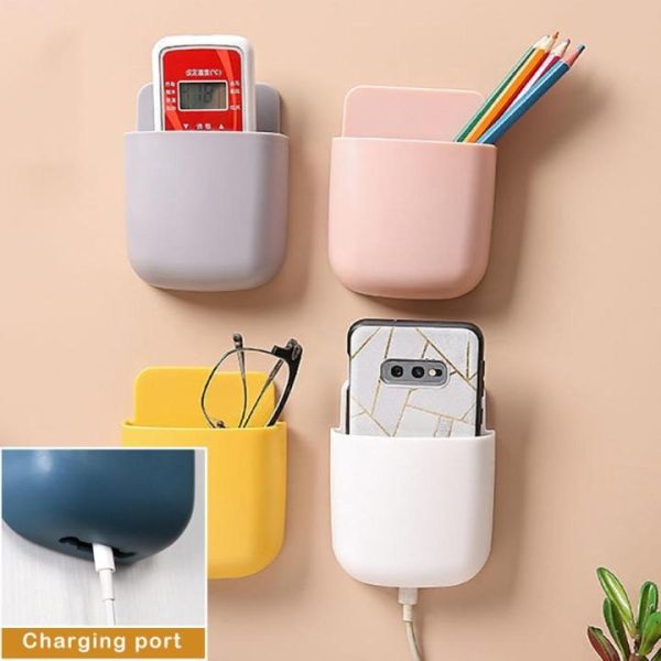 1 Pcs u Shape Wall Mounted Mobile And Remote Holder