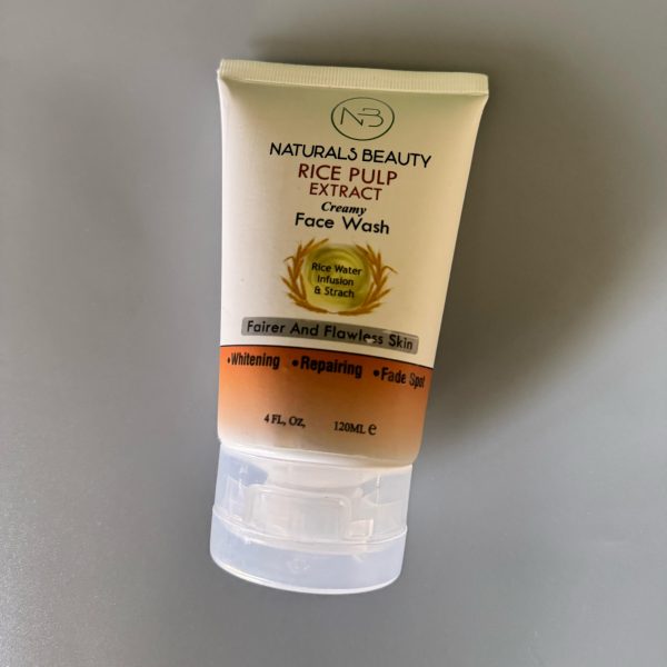 Acne Deep Cleansing Foam Facial Cleanser – Exfoliating Natural Rice Water Face Wash
