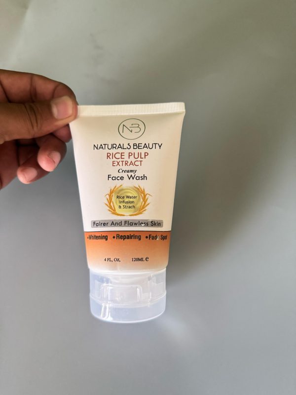 Acne Deep Cleansing Foam Facial Cleanser – Exfoliating Natural Rice Water Face Wash