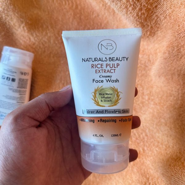 Acne Deep Cleansing Foam Facial Cleanser – Exfoliating Natural Rice Water Face Wash