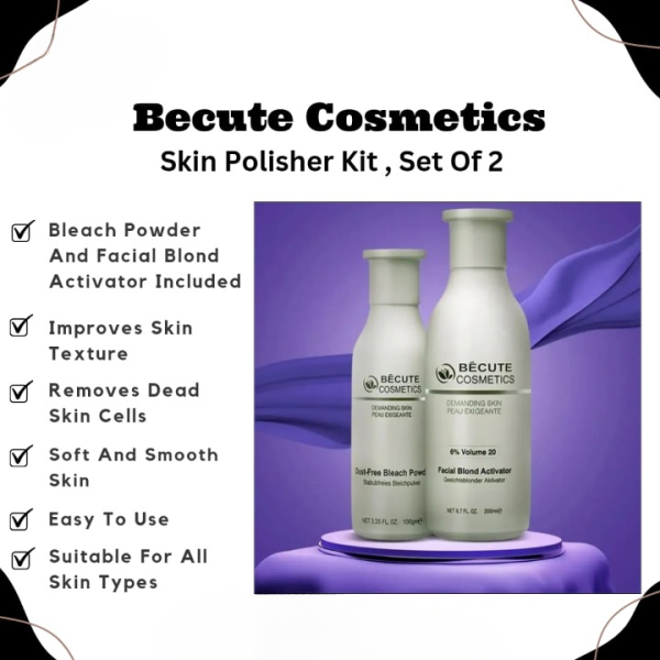 Becute Skin Polish Set – Bleach Powder & Facial Blonde