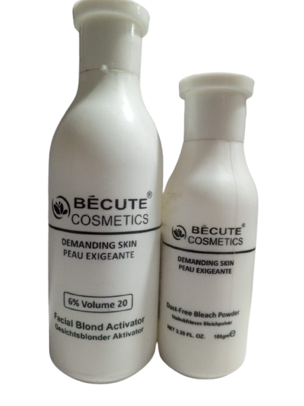 Becute Skin Polish Set – Bleach Powder & Facial Blonde