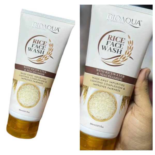 Bioaqua Rice Brightening Facial Cleanser 150ml – Deep Cleansing And Hydrating