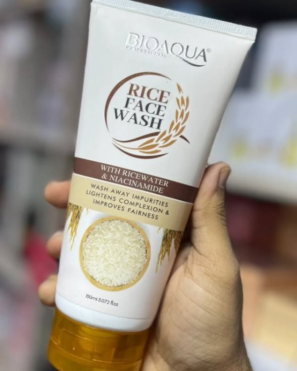 Bioaqua Rice Brightening Facial Cleanser 150ml – Deep Cleansing And Hydrating