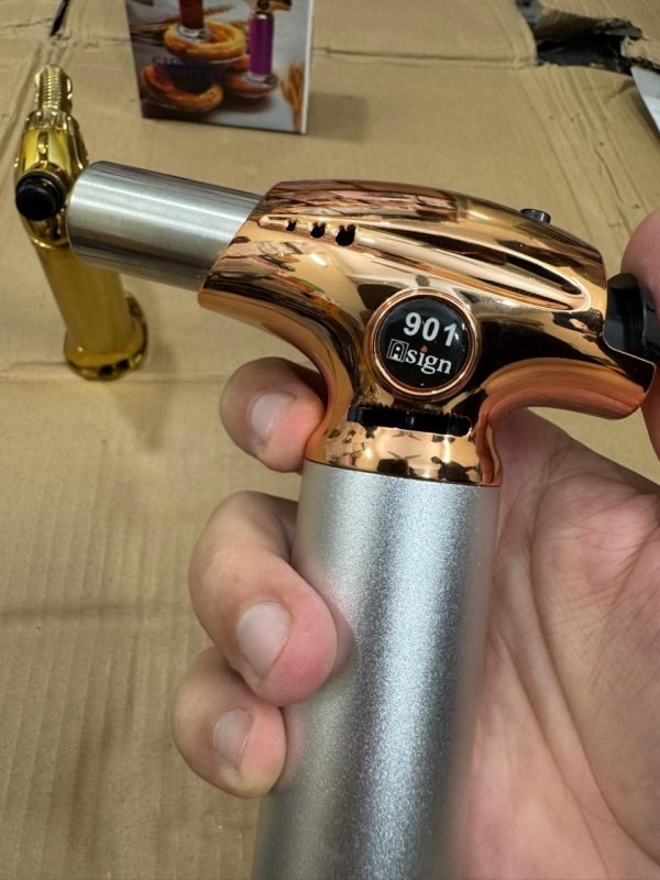 High Quality Torch Lighter For Cigar Kitchen Culinary Gas Refillable