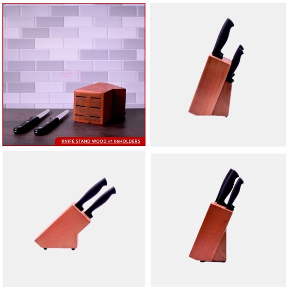 Knife Stand Wood Organize And Display Your Knives With Style