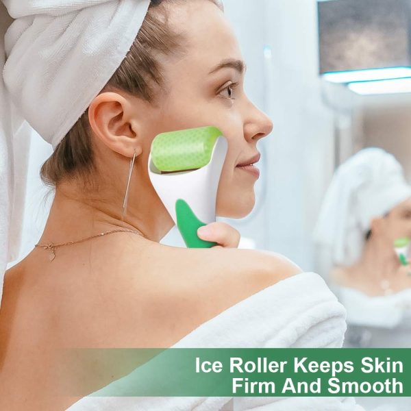 Marzahar Ice Roller For Face & Eye Puffiness Relief, Cold Gel Ice Face Roller
