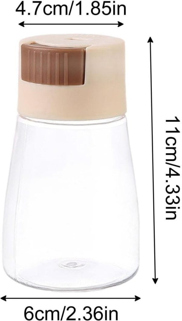 Measurable Control Spice Bottle –spice Jar With Press Control Cap