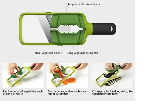 (nw000423) Multi-grip Mandoline, Vegetable Cutter Fruit Slicers