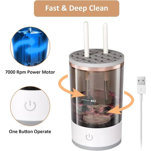 Portable Electric Makeup Brush Cleaner Machine
