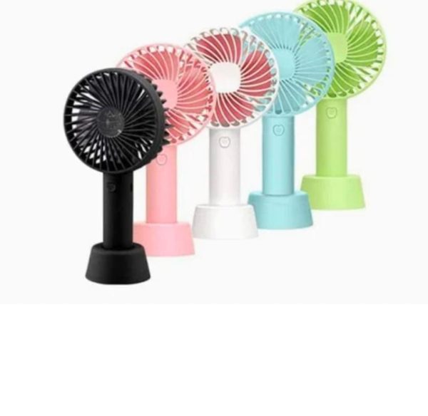 Portable Usb Rechargeable Fan | Handheld 3 Speed Strong Wind Electric