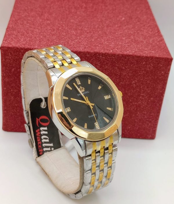 Ma1 Pro King Gents Silver Gold Wrist Watch