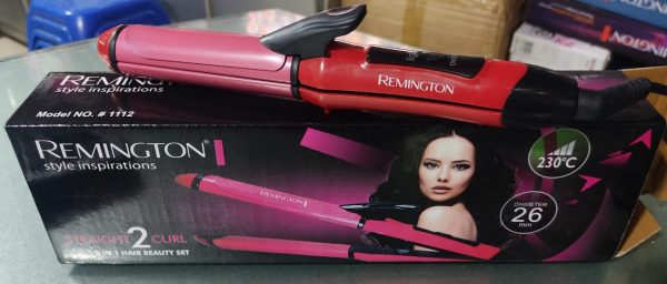 Remington 2 In 1 Hair Straightener + Curler: Versatile