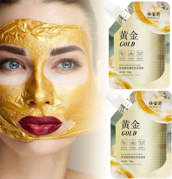 Retinol Gold Mask Deep Moisturizing Brightening Anti-aging Lifting Oil Tear-off