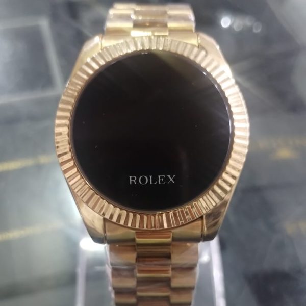 Rolex Style Digital Watches Fashion Stainless Steel Watch