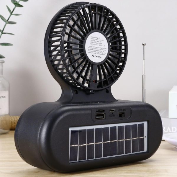 Solar Fan Bluetooth Speaker