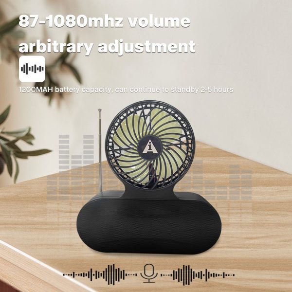 Solar Fan Bluetooth Speaker