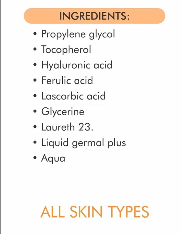 Vitamin C Serum For Face Glowing & Dark Spots | Gluta White Vitamin C 16%