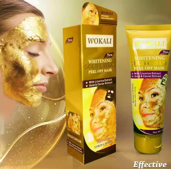 Wokali Gold Caviar Mask Face Peel Off Mask Rejuvenating Skin Care