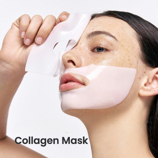 01 Pc Bio-collagen Real Deep Mask, Hydrating Over Night, Facial Sheet Mask