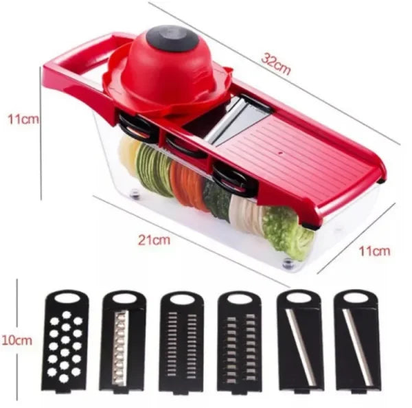 10 In 1 Mandolin Slicer Vegetable Cutter With Stainless Steel Blade
