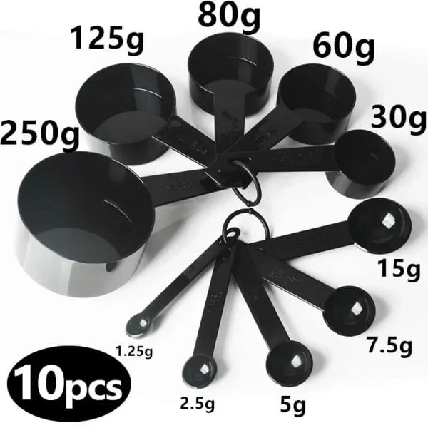 10pcs Kitchen Measuring Spoons Teaspoon Coffee Sugar Scoop Cake Baking Flour