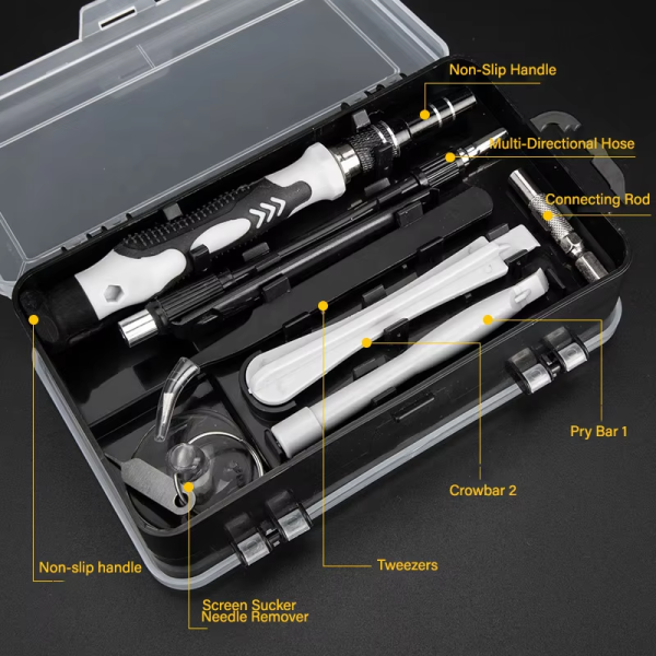 115-in-1 Precision Magnetic Screwdriver Set – Stainless Steel