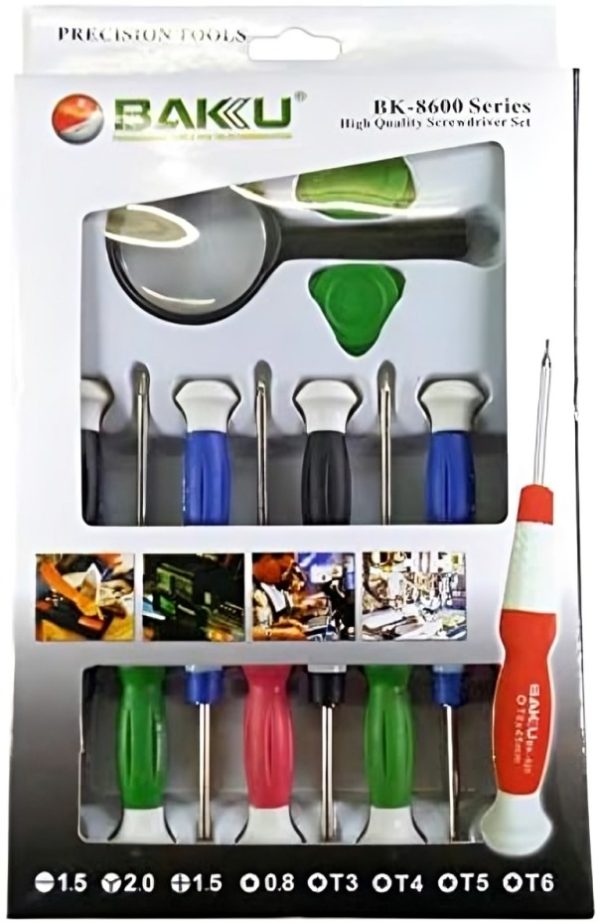 Baku 11 Pcs Bk- 8600 Stainless Steel