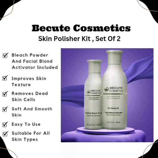Becute Skin Polish Set – Bleach Powder & Facial Blonde