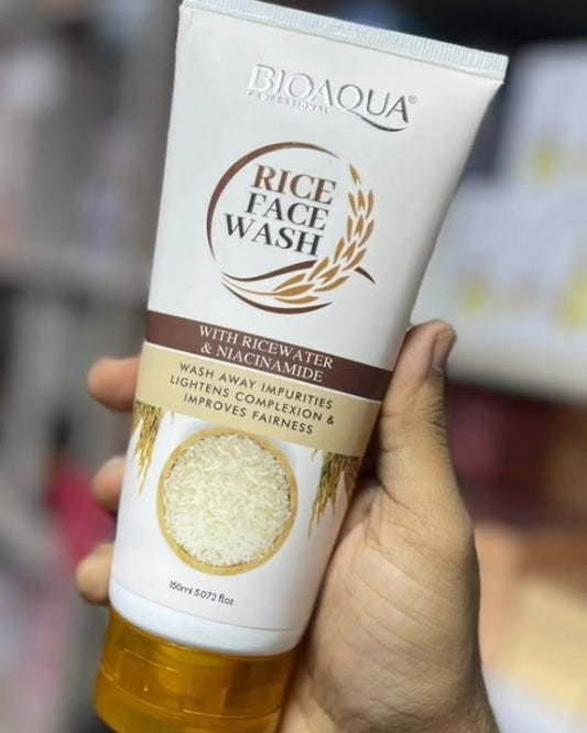 Bioaqua Rice Brightening Facial Cleanser 150ml – Deep Cleansing And Hydrating