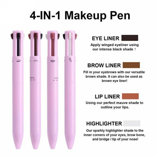 Eye Shadowliner Combination 4 In 1 Makeup Pen Multifunctional Cosmetics Ballpoint