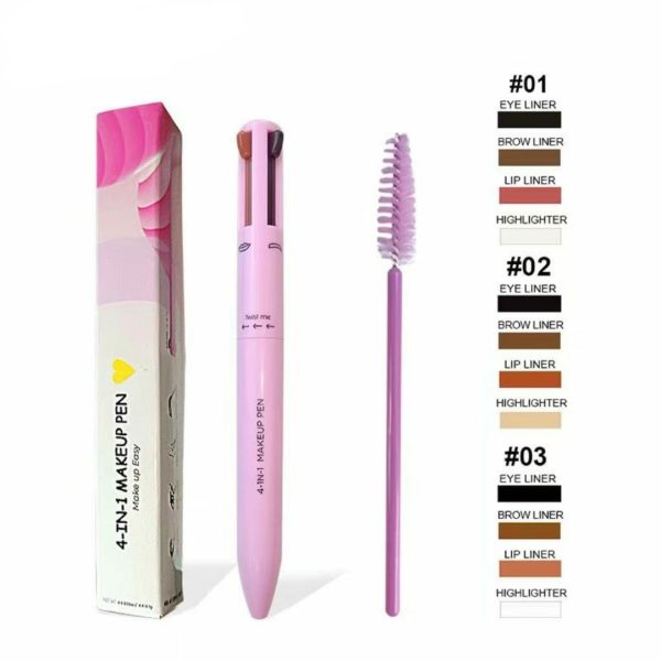 Eye Shadowliner Combination 4 In 1 Makeup Pen Multifunctional Cosmetics Ballpoint