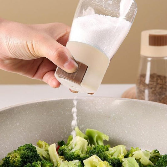 Measurable Control Spice Bottle –spice Jar With Press Control Cap