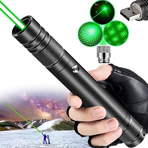 Jy-303 Green Laser Pointer – Rechargeable With Lock Key, Charger