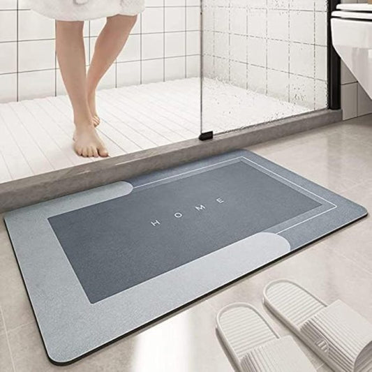 Super Absorbent, Quick-drying Thin Bath Mat – Non-slip, Stain-resistant